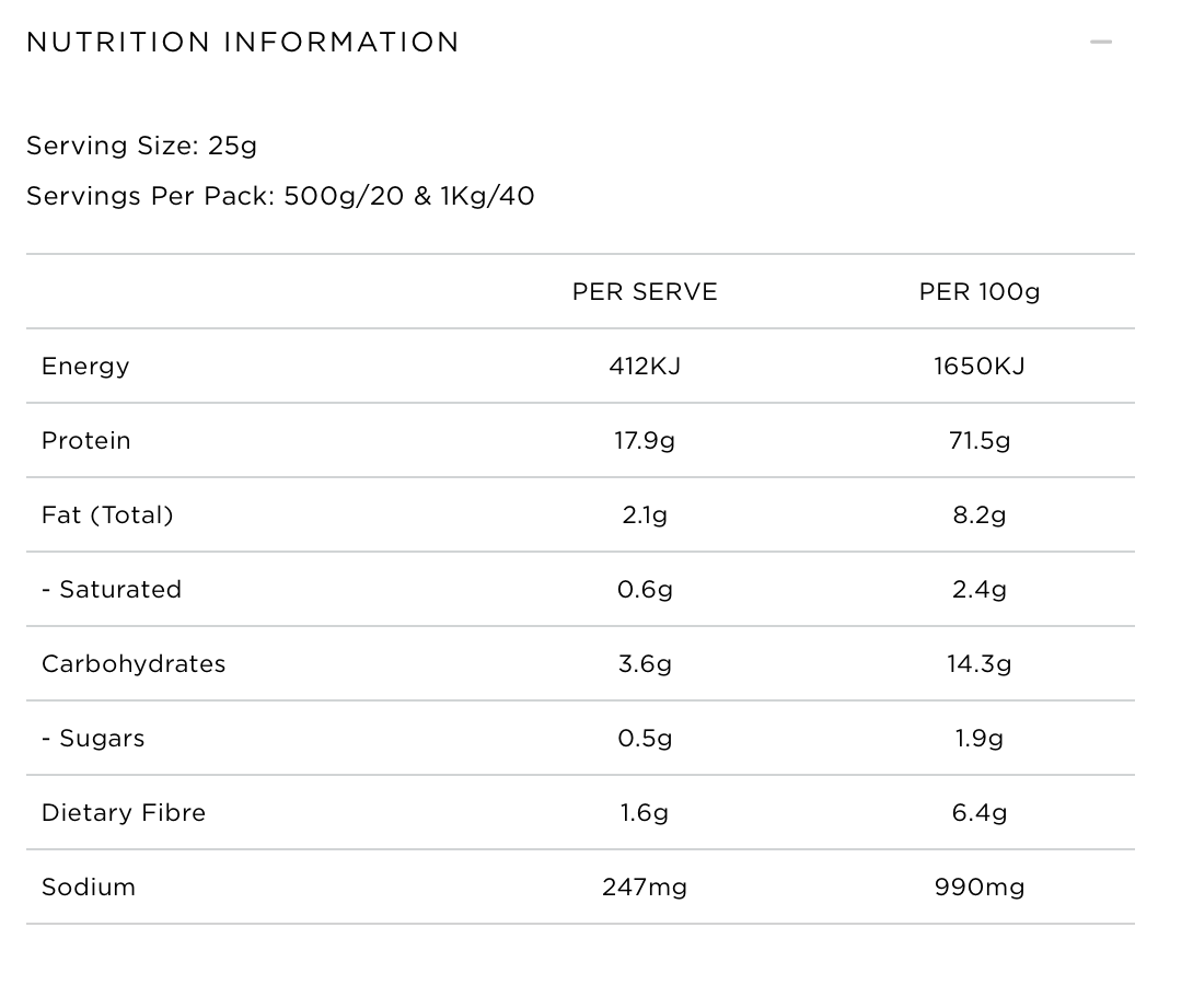 Tropeaka - LEAN PROTEIN Natural Iced Mocha Latte 500g